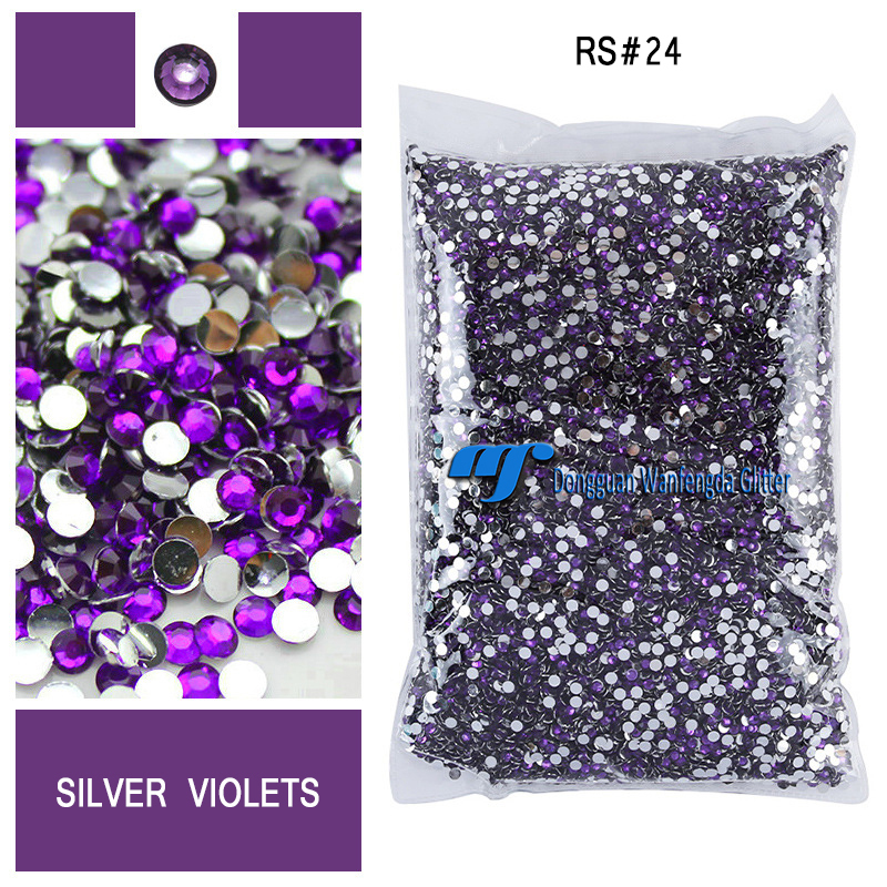 Resin Crystal Rhinestones AB