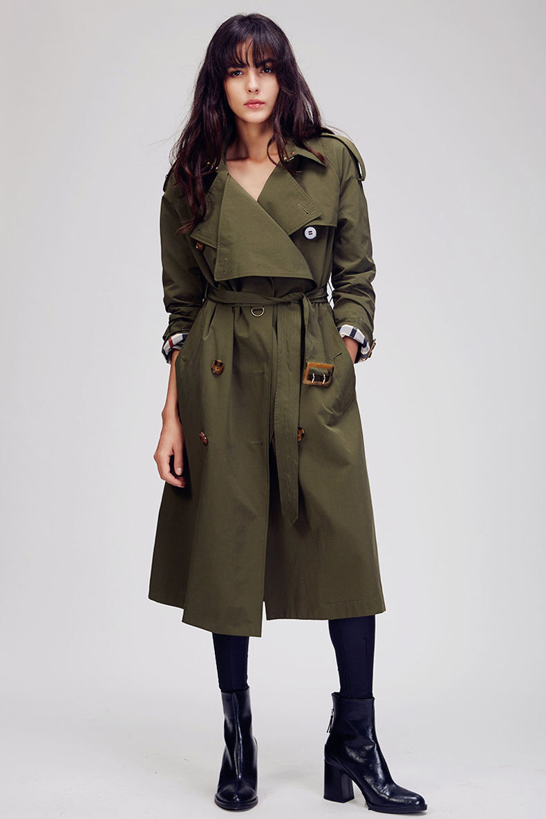 womens soft trench coat