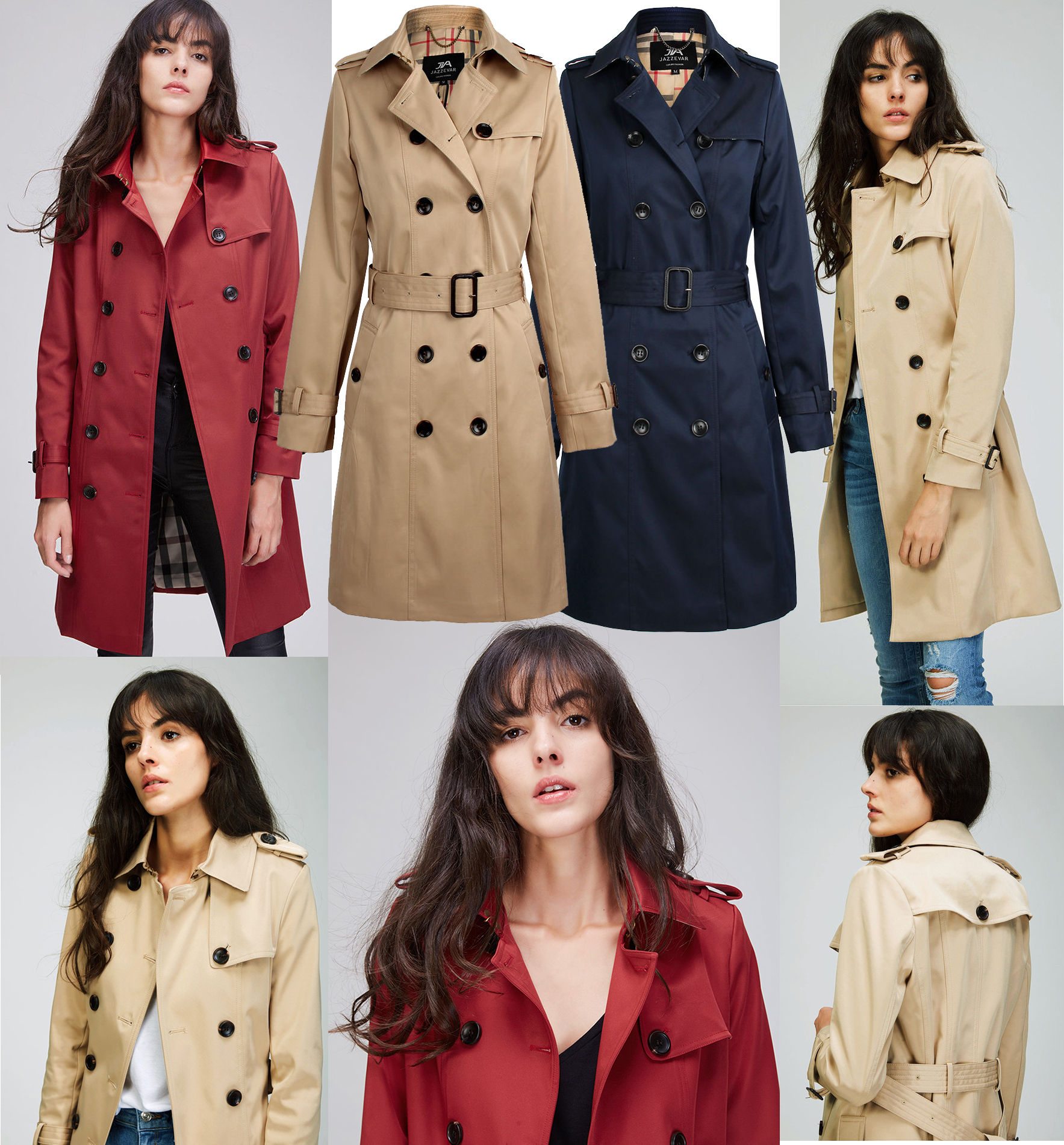 Top Designer Warmest Winter Jacket Waterproof Trench Ladies Coat