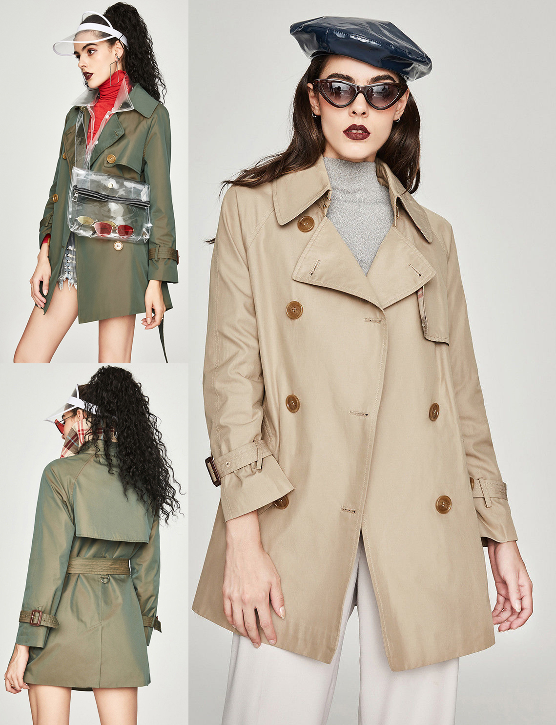 Double Breasted Warmest Winter Jacket Waterproof Long Trench Coat