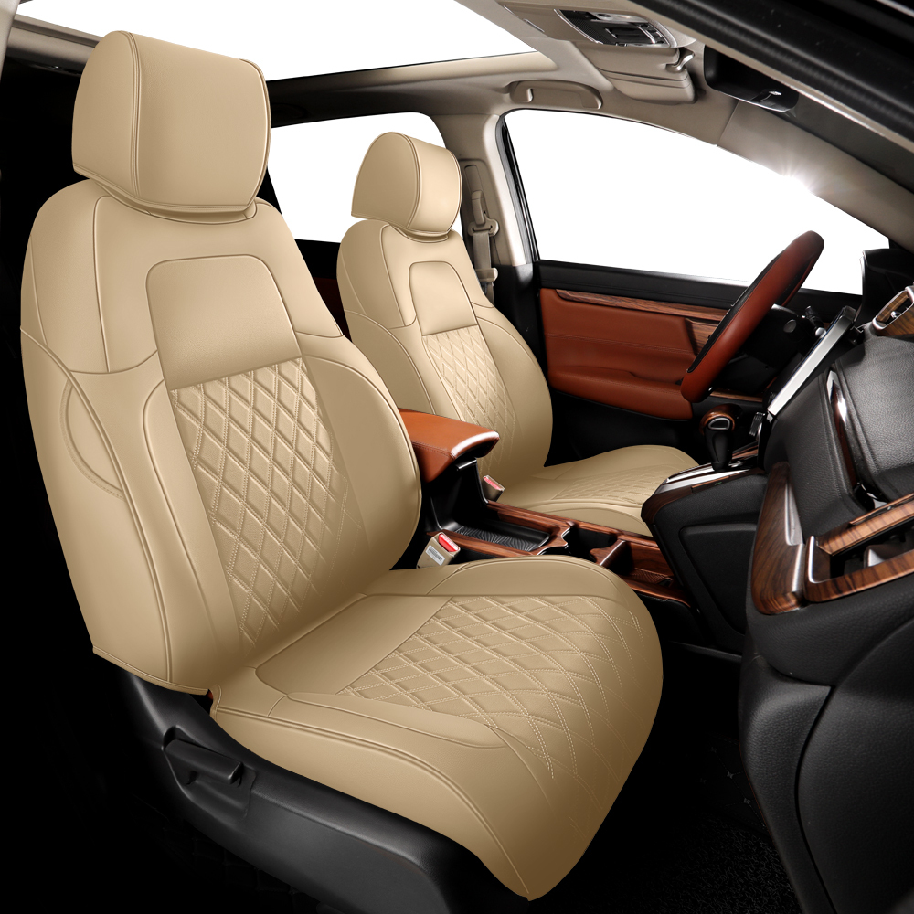 Honda CRV Leather Car Seat Covers 2021 2020 2019 2018 2017 CR-V