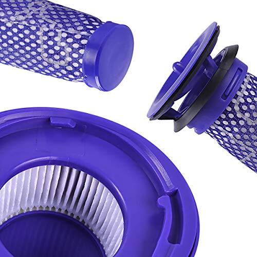 KEEPOW Pre and Post Motor Filters Replacement for Dyson V8 and V7