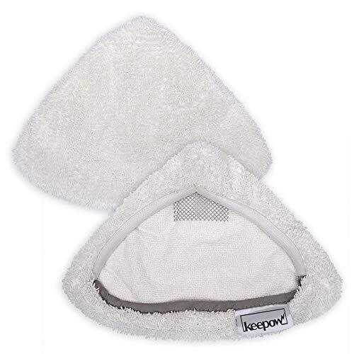 KEEPOW 6 Pack Washable Steam Mop Pads Replacement for Bissell PowerEdge
