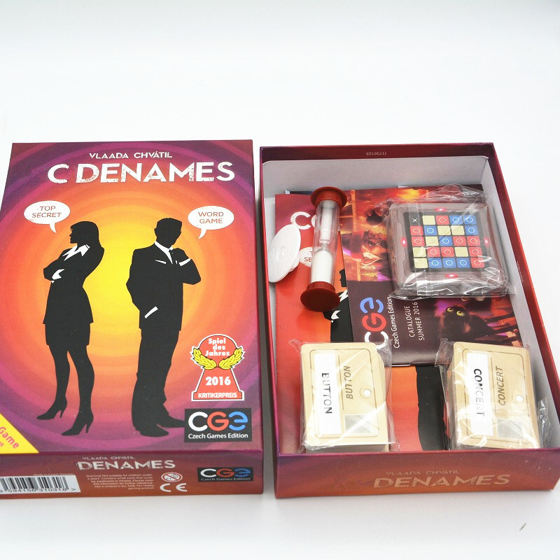 Codenames Board Game 2 8 Players Codename Party Game For Family