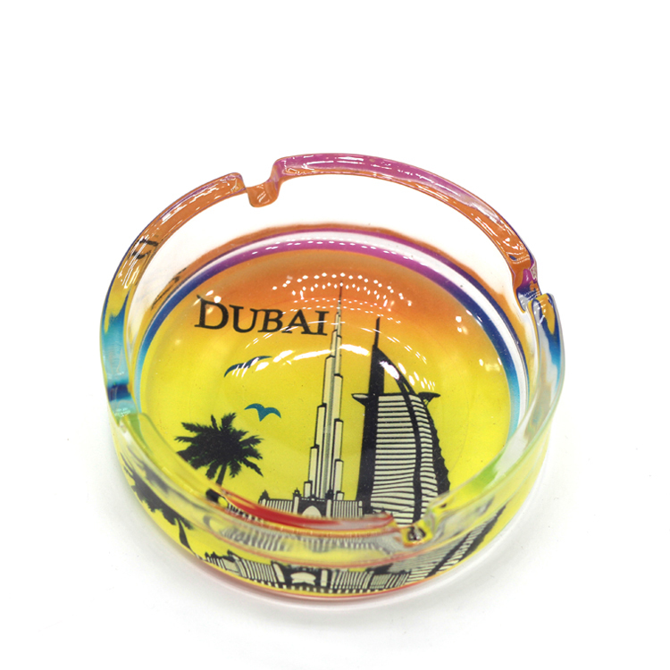 Dubai souvenir set custom Dubai keychain snow globe ashtray figurine