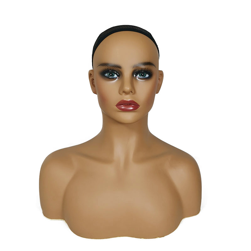 Wholesale Plastic Female Mannequin Head With Shoulders For ...