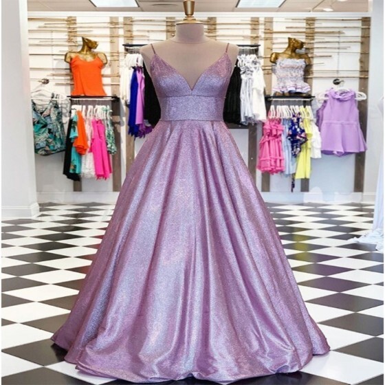 lilac sparkly dress