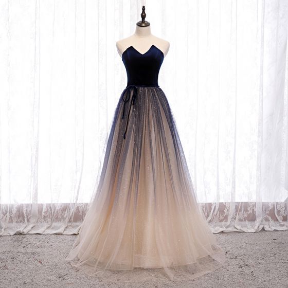 Strapless Navy Blue Velvet Top Tulle Formal Dress?Strapless Navy Blue Velvet Top Tulle Formal Dress?long dress,cheap dress,evening dress,bridal dress,prom dress 2021