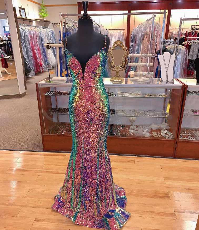 Glitter Mermaid Sequined Long Prom Dress?Glitter Mermaid Sequined Long Prom Dress?long dress,cheap dress,evening dress,bridal dress,prom dress 2021