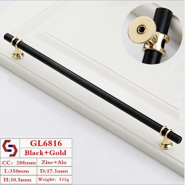 2pcs Free Shipping T Bar Golden Furniture Handle Gl6816 Kitchen Golden Furniture Handle Gl6816 Kitchen