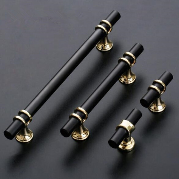 2pcs Free Shipping T Bar Golden Furniture Handle Gl6816 Kitchen Cabinets Pulls Wardrobe Jewelry Wooden Door Knob Hardware Parts Uchwyty Do Mebli