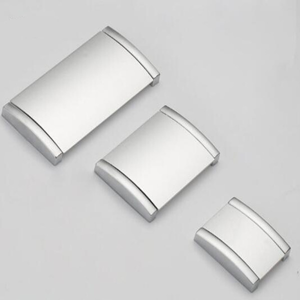 Chrome conceal cupboard handle