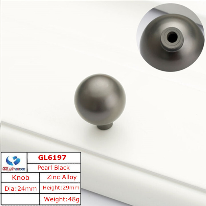 30mm pearl black knob new design dresser knob