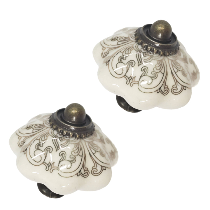 Wholesale design Furniture accessories Delicate Smooth texture Ceramic Cupboard Handles and knobs  