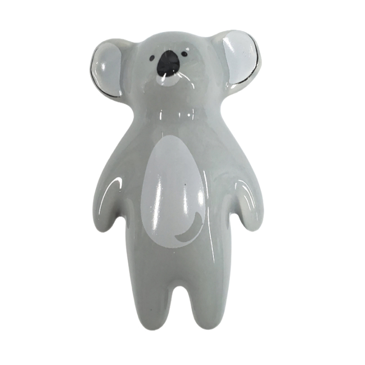 Cartoon koala design  Furniture accessories Delicate Cute China Ceramic Drawer Handles and knobs  