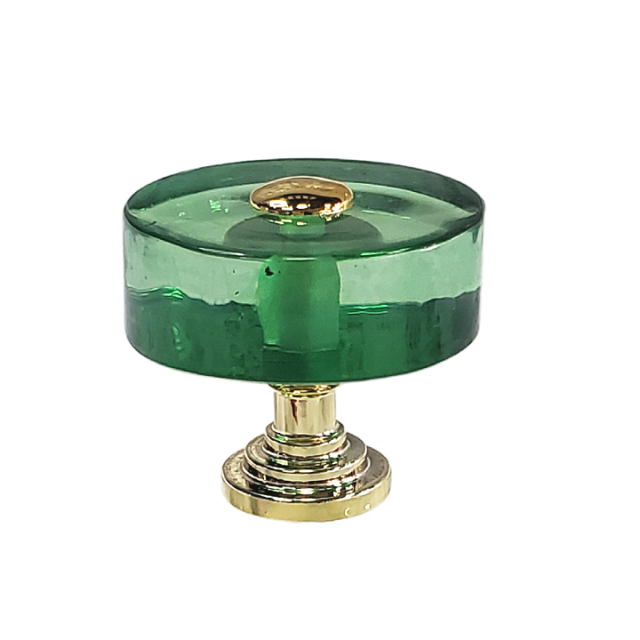 Green Knob  Kitchen wardrobe Acrylic Cabinet Knobs Handles for Furniture Cabinets and Drawers Handles Pulls  
