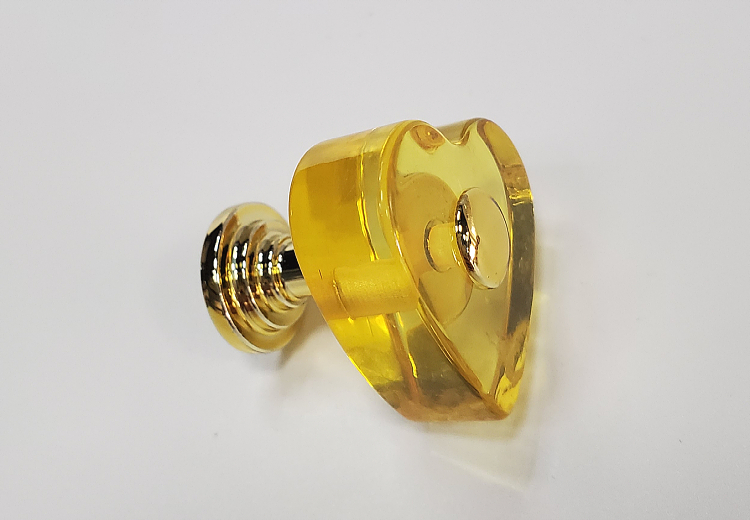 Europe Gold Kitchen wardrobe Acrylic Cabinet Knobs Handles for Furniture Cabinets and Drawers Handles Pulls  