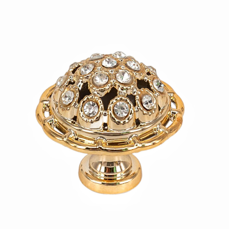 Cheap Diamond knob furniture handle wardrobe drawer diamante crystal knobs european cabinet Acrylic Knob  