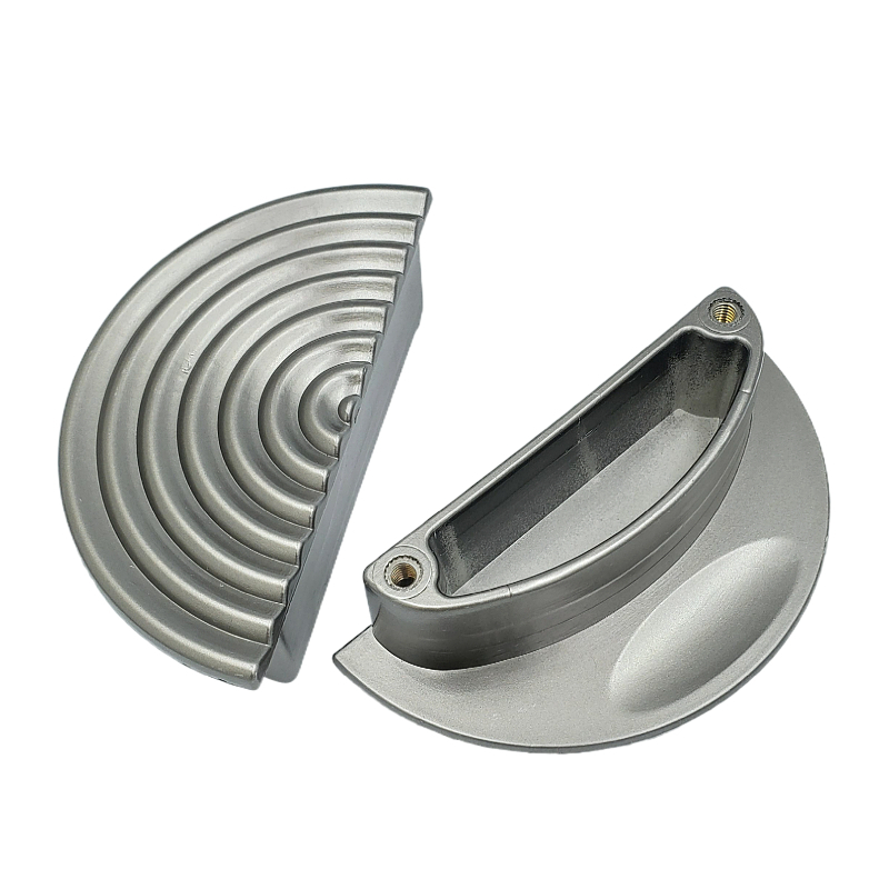 Cheaper Plastic Round knob furniture handle wardrobe  european cabinet Acrylic Knob Gold Cup Pulls  
