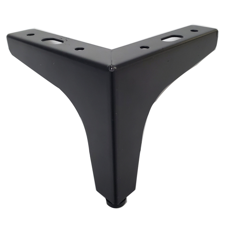 New design Furniture hardware 10cm height Metal Iron material Black Sofa legs for sofa accessories  