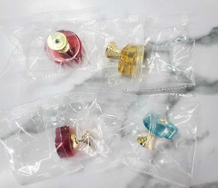 30mm Gold Knob Kitchen wardrobe Acrylic Cabinet Knobs Handles for Furniture Cabinets and Drawers Handles Pulls  