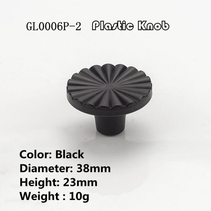 Abs Plastic Semicircle Pleats Creative Design Furniture Cabinet Wardrobe Drawer Pulls Handles  