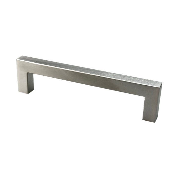 Brushed Stainless Steel Square Design Cabinet D Handles  Brushed Stainless Steel Square Design Cabinet D Handles Silver Dresser Knobs,Candy Box Pulls,Stoarge Cabinet Handles