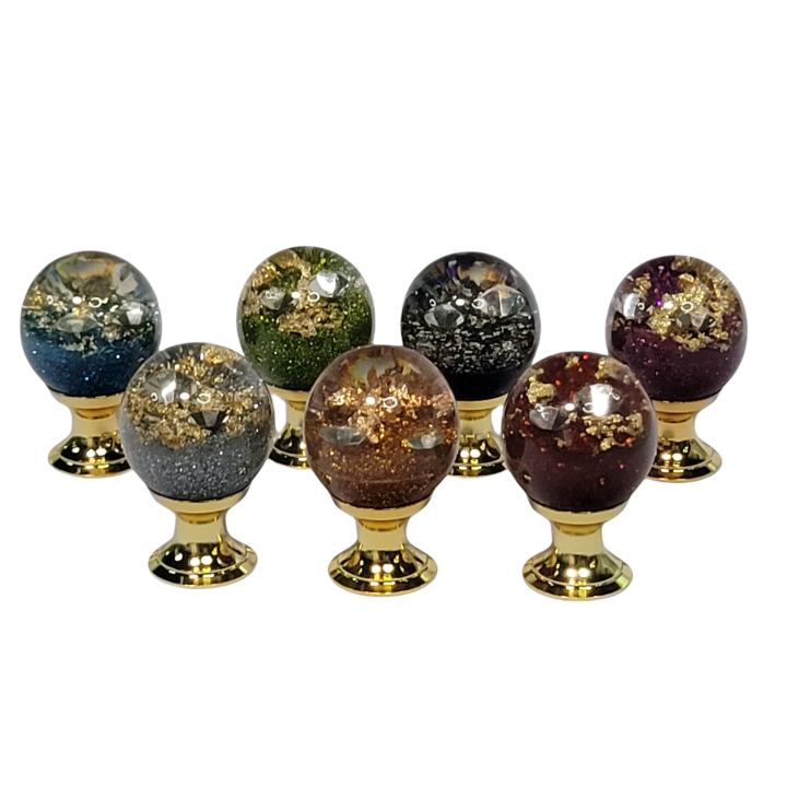 Polished Brass With Faceted GreyCrystal Glass Cabinet Knobs Satin Gold Aluminum Square Design Cabinet D Handles Silver Dresser Knobs,Candy Box Pulls