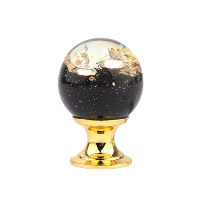 Polished Brass With Faceted Lead Black Crystal Glass Cabinet Knobs Satin Gold Aluminum Square Design Cabinet D Handles Silver Dresser Knobs,Candy Box Pulls