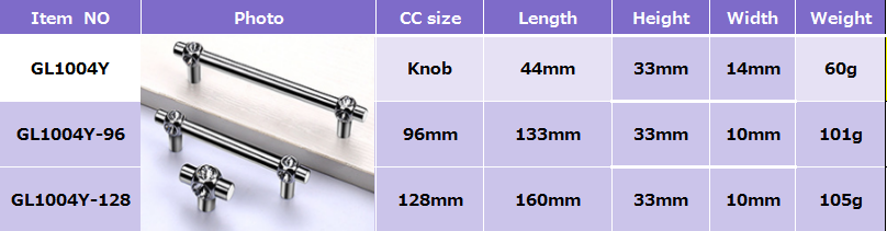  chrome knob Crystal Glass Knobs Cupboard Pulls Drawer Knobs Kitchen Cabinet Handles Furniture Handle Hardware Dresser Golden knobs Free Shipping  