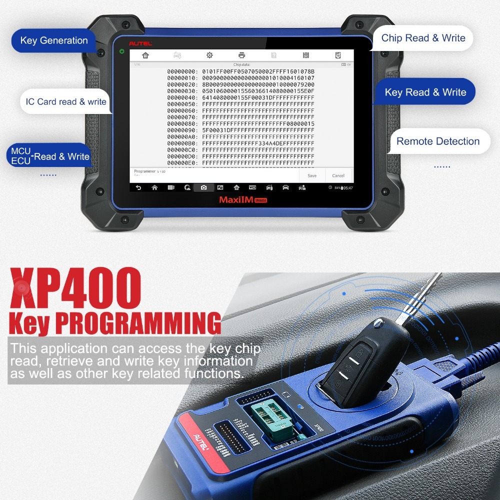 Autel IM608 XP400 Key Programmer Car Diagnostic MaxiFlash ECU Programmer All Systems Diagnostic  Original Autel MaxiIM IM608 ADVANCED IMMO & KEY PROGRAMMING Free Shipping im608,autel maxiim,autel im608,autel programming,original autel scan