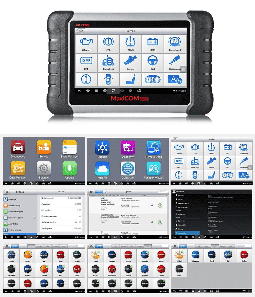 Genuine Autel MaxiCOM MK808 Diagnostic Tool With EPB/ SAS/ BMS/ DPF Reset Functions Genuine Autel MaxiCOM MK808 Diagnostic Tool With EPB/ SAS/ BMS/ DPF Reset Functions mk808,autel mk808,nk808 diagnostic tool,mk808 key programming scanner,maxicom mk808