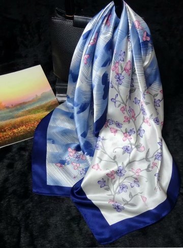 New korean fashion silk scarf 90*90 