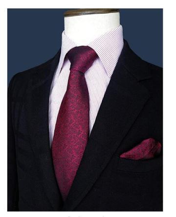 100% Printed Silk Necktie Set for Men Handmade Tie Fashion Tie Made in China