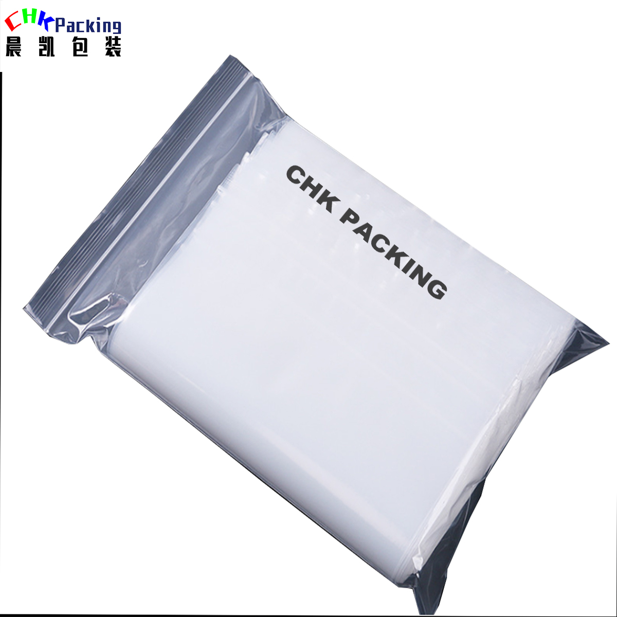 China customized transparent PE ziplock bag for jewelry