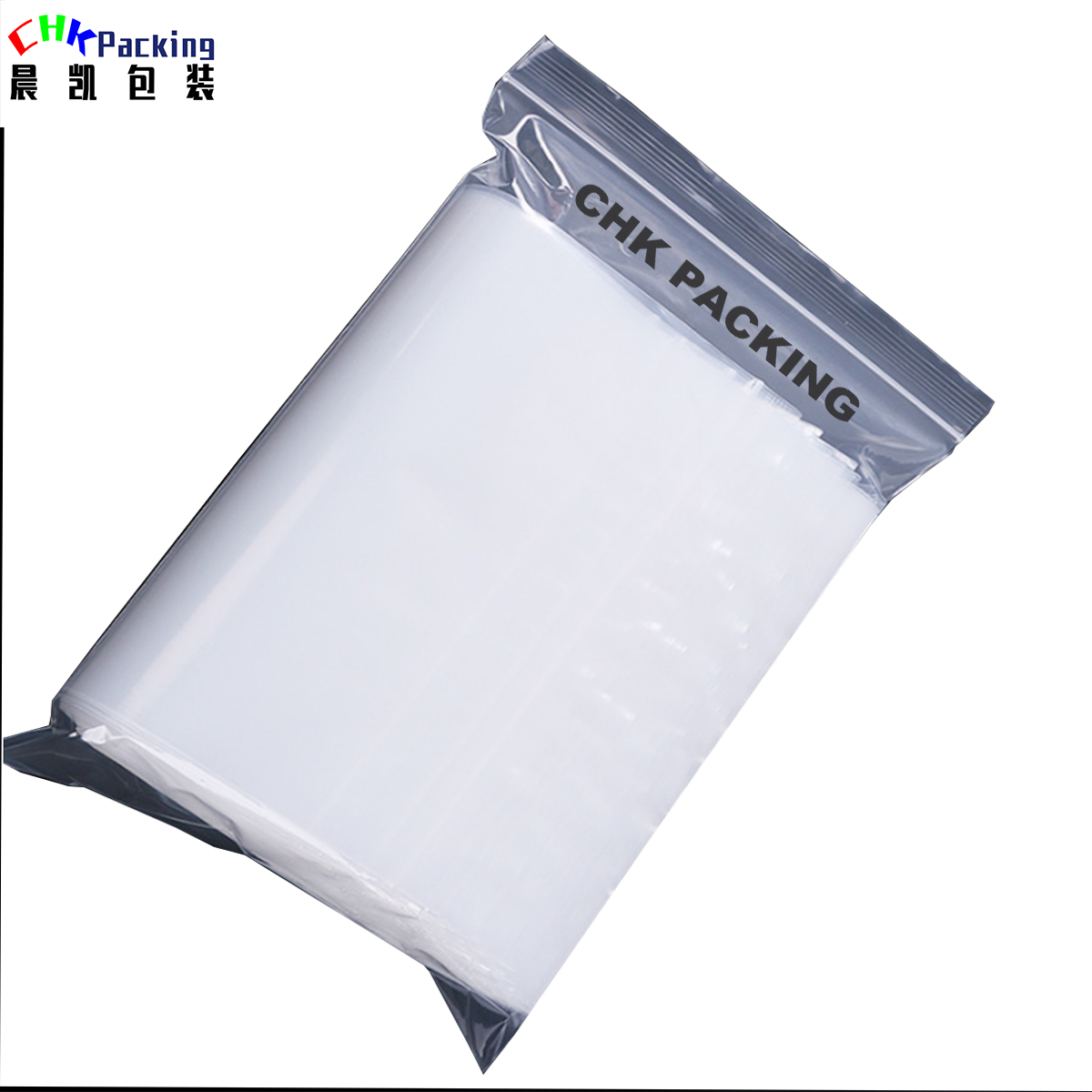 China customized transparent PE ziplock bag for jewelry