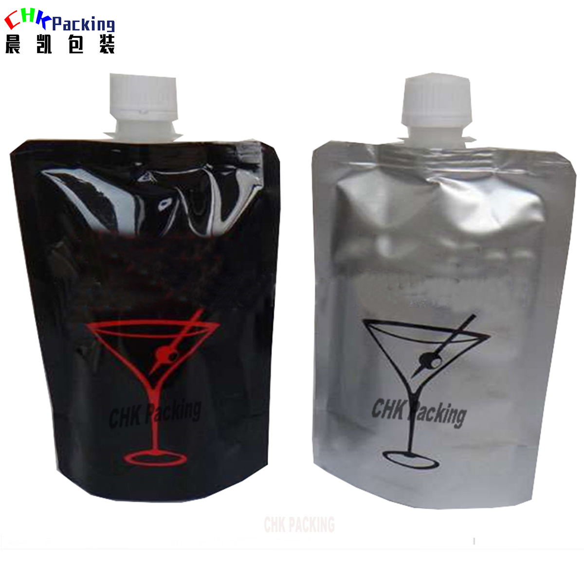 Stand up toner powder Aluminum foil plastic bag with Spout/plastic bag for cosmetics liquid packaging bag stand up spout pouch 