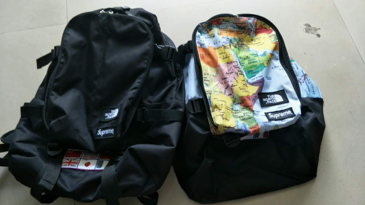 supreme map backpack