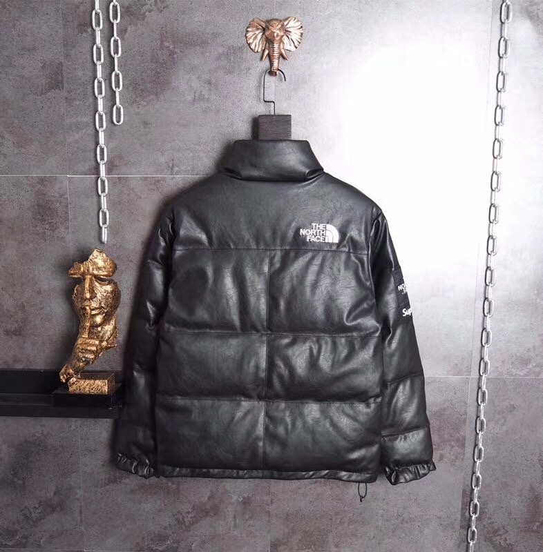 the north face supreme leather jacket