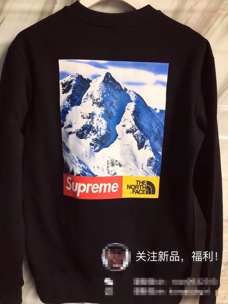 supreme tnf mountain crewneck