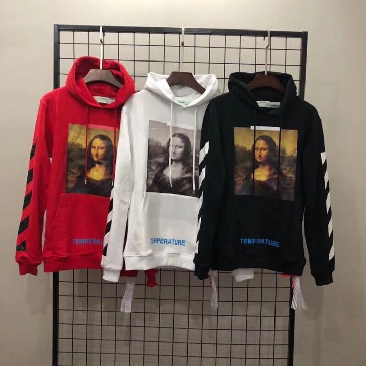 mona lisa hoodie red