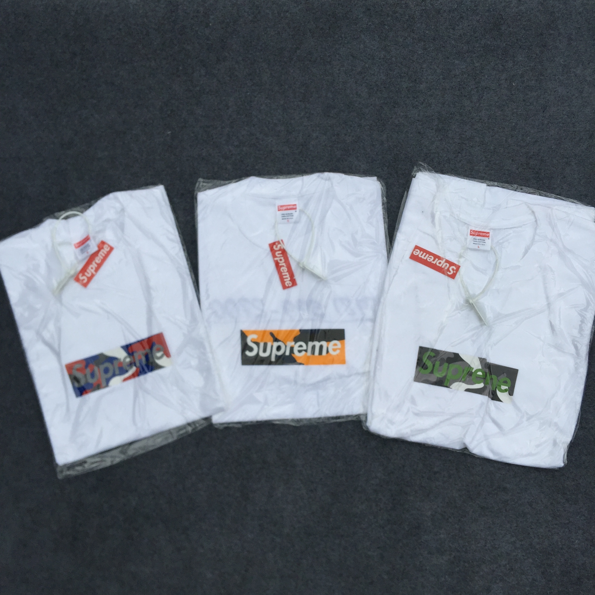 supreme brooklyn box logo tee white