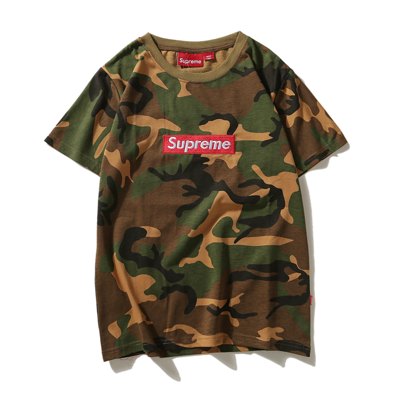 supreme camo box logo tee