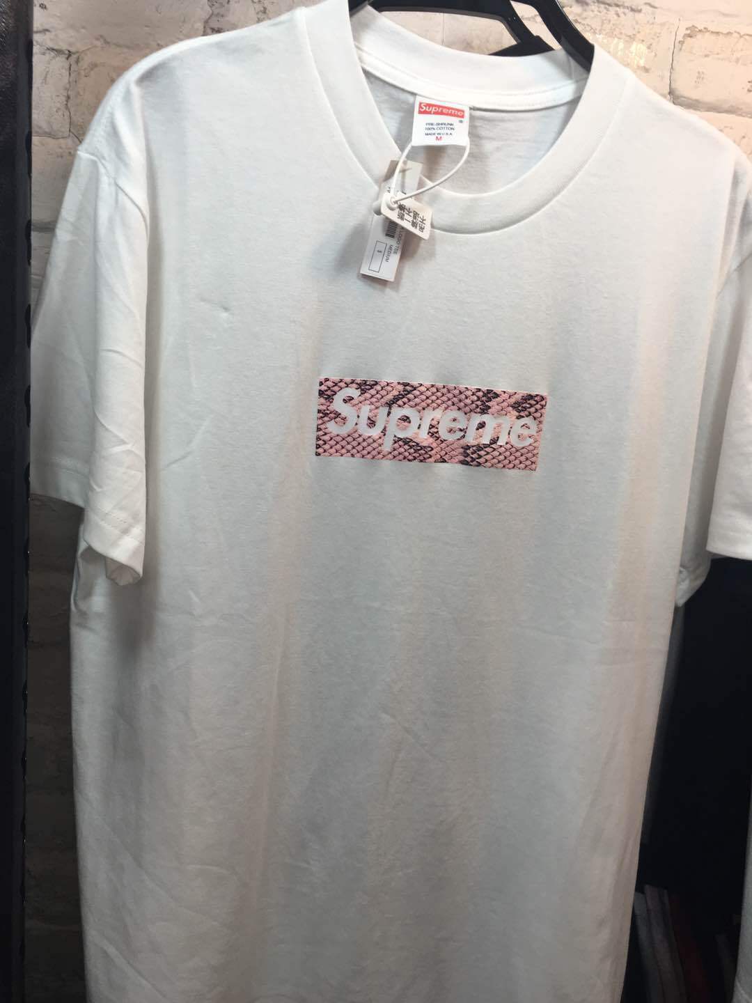 2006 Supreme Harajuku Pink Box Logo Tee