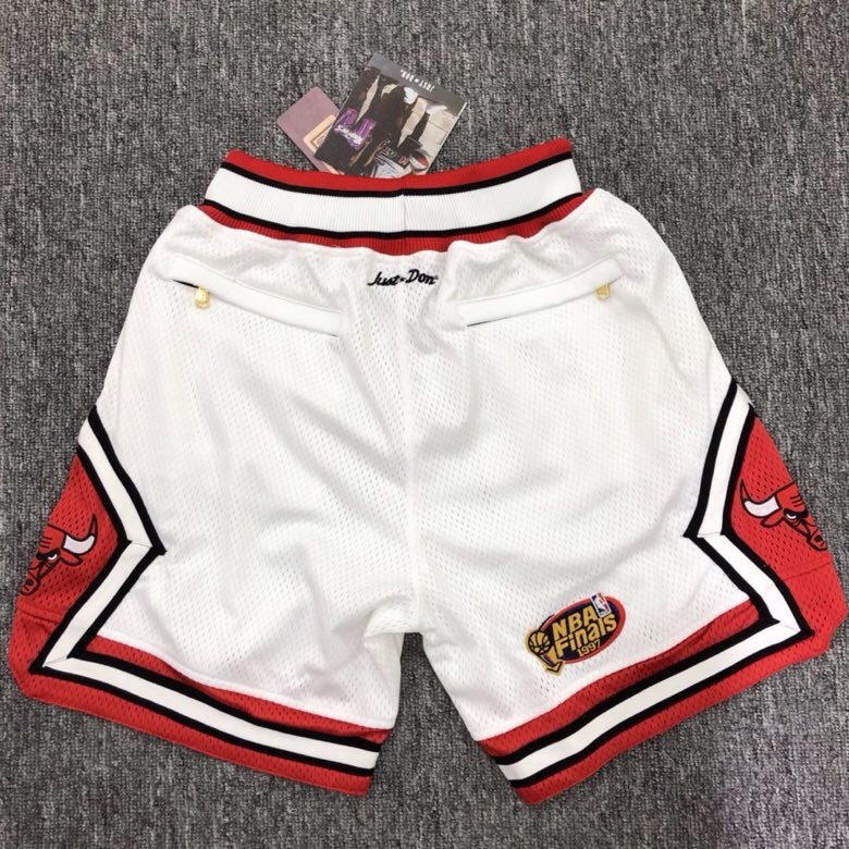 white chicago bulls shorts