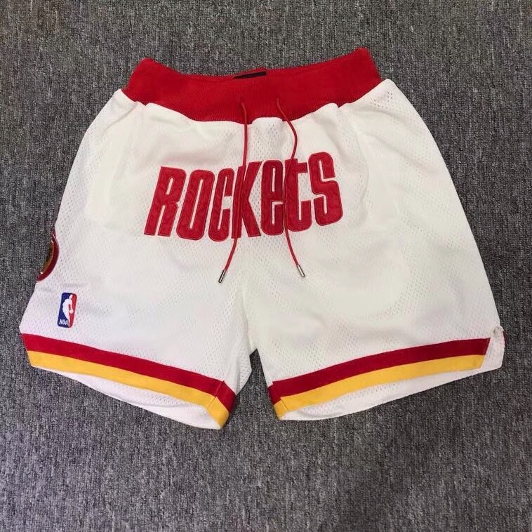 Just Don Houston Rockets Shorts NBA Shorts