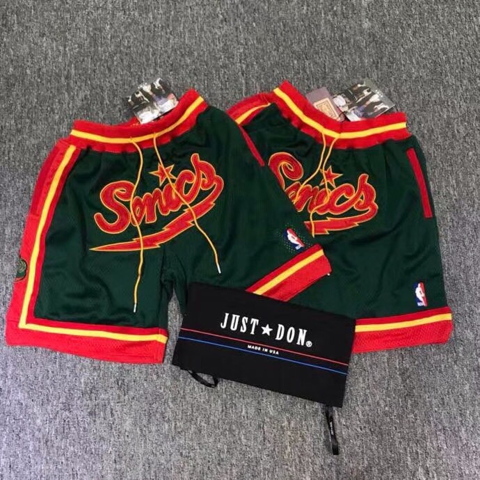 sonics nba shorts