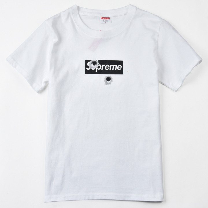 Supreme Bullet Hole T Shirt A Pictures Of Hole 2018 - supreme box logo wear with a black shirt roblox