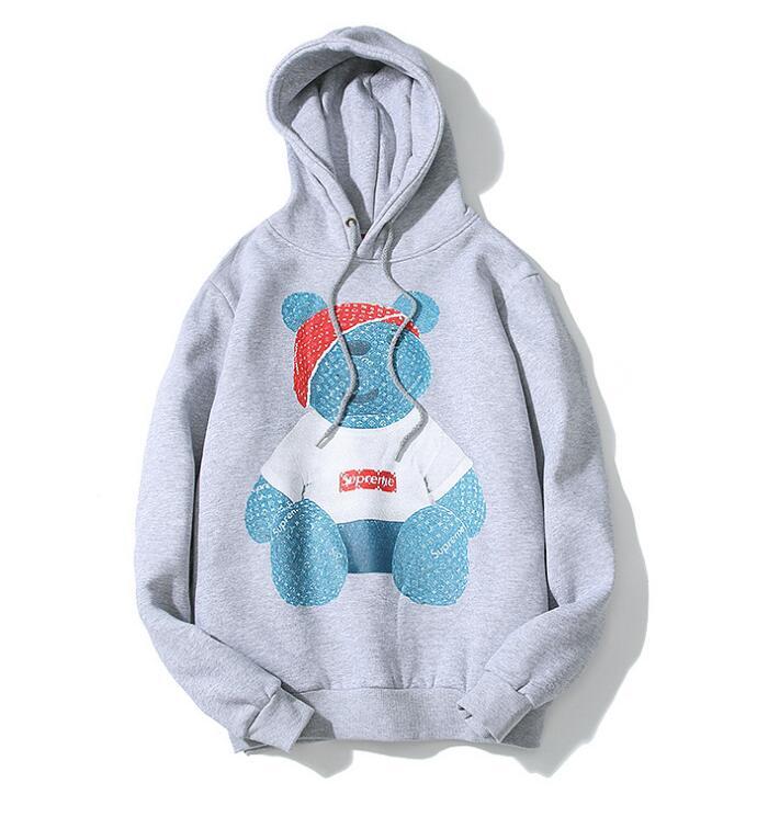 supreme bear hoodie