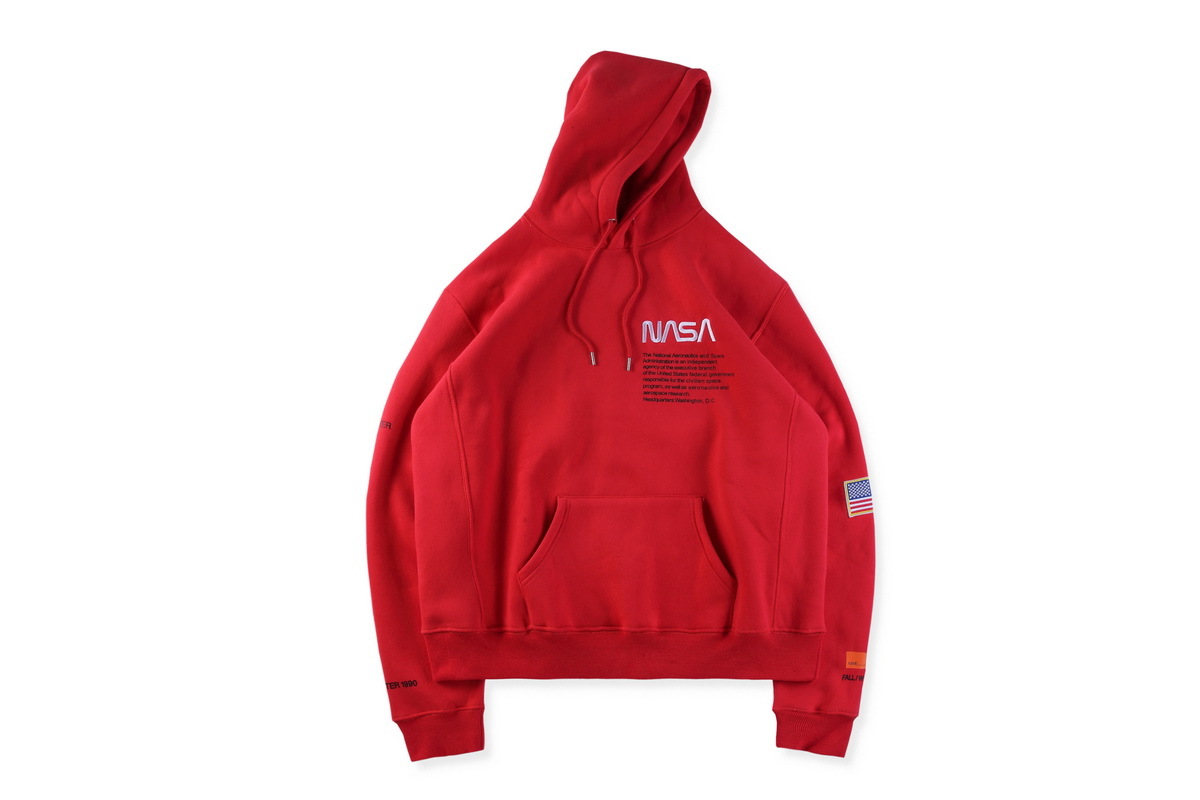 nasa red hoodie